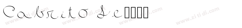 Cabrito Se字体转换